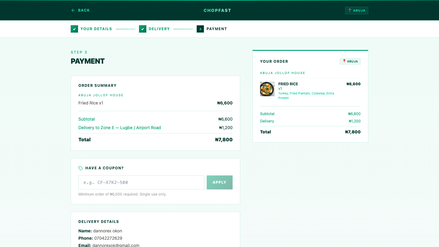 Payment